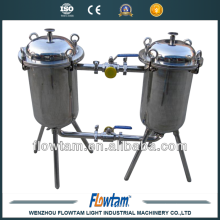 industrial juice sanitary double-barrel filter